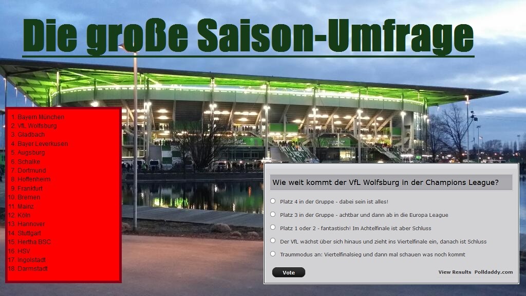 Saison-Umfrage